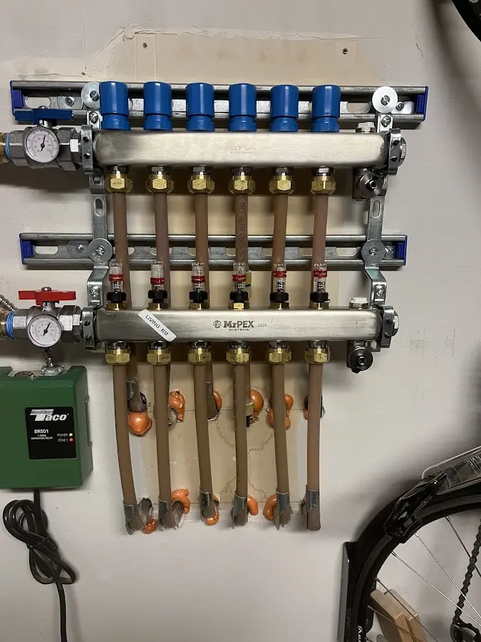 Plumber performing Leak Detection at a residential property in Port Aransas